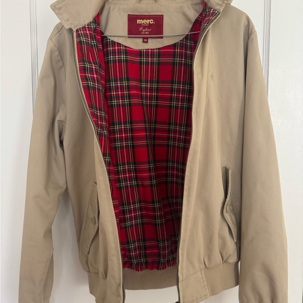 Merc Beige Harrington Jacket